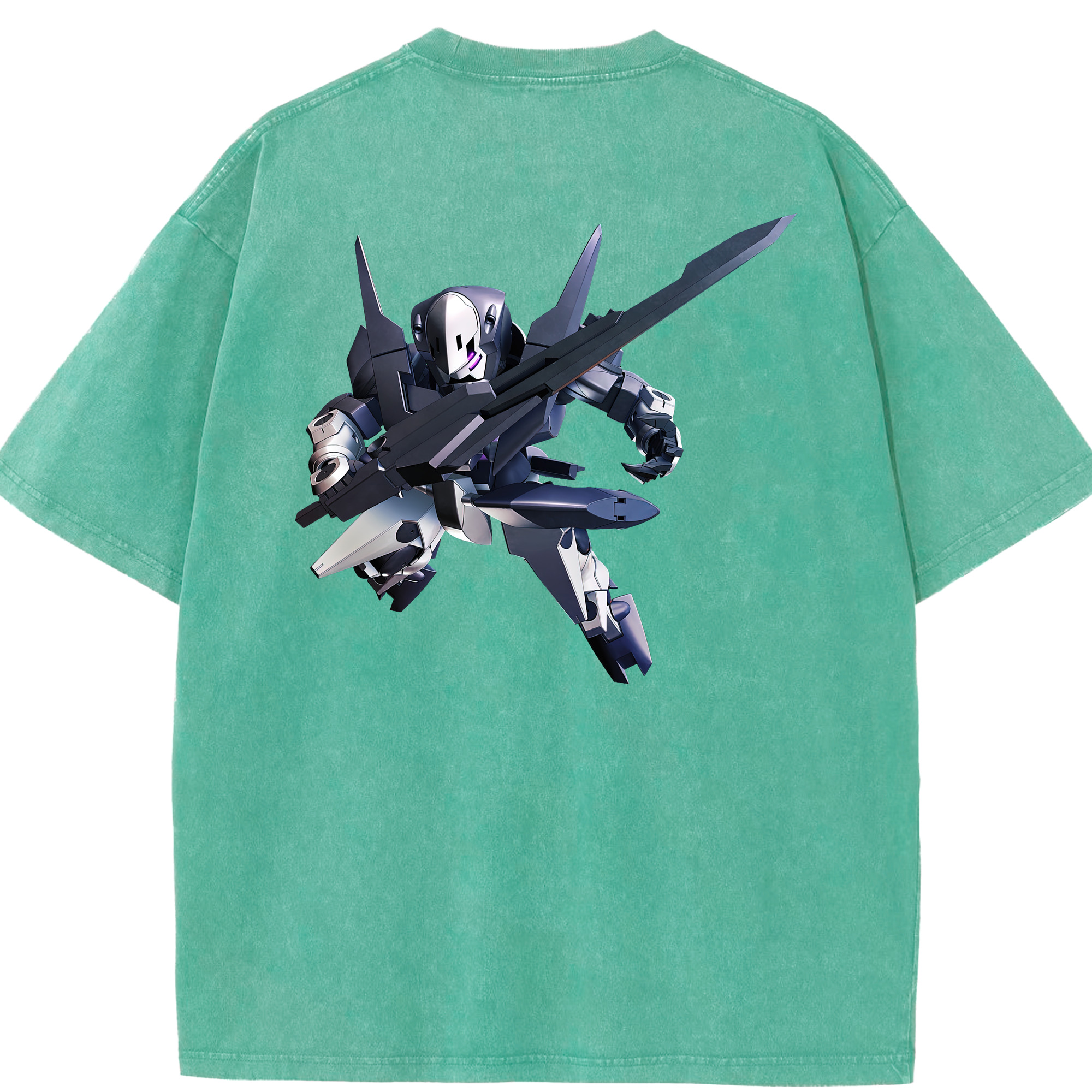 （画像用） 機動戦士ガンダム Mobile Suit Gundam 綿100% ヴィンテージ風 半袖Tシャツ（背面プリント）